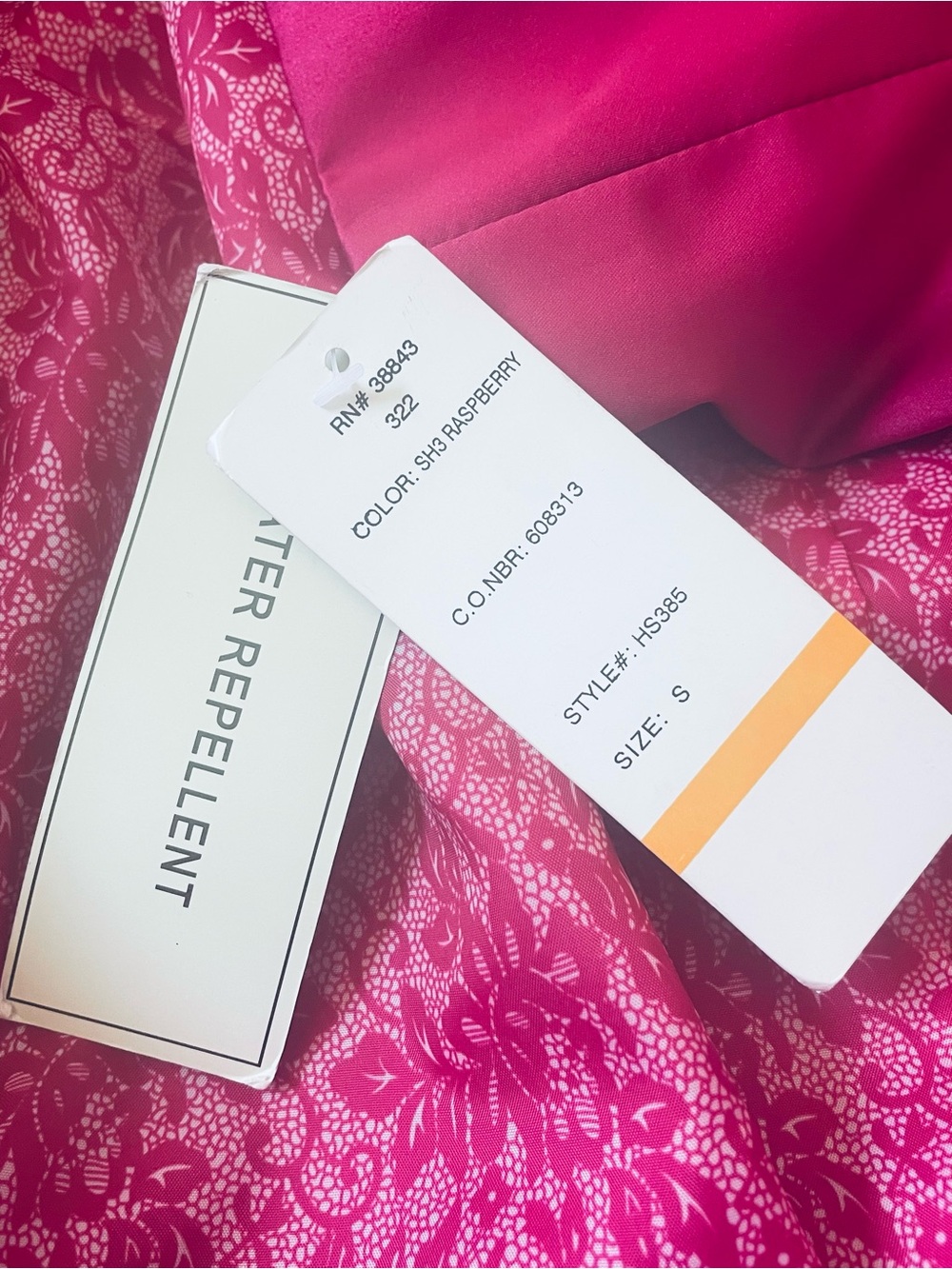 Pink Rain Coat Trench Coat NWT - Picture 7 of 7
